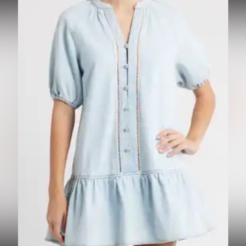 Wayf Joan Denim Minidress